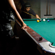 Billiard corner of the Little Joy Cocktail Lounge in Los Angeles